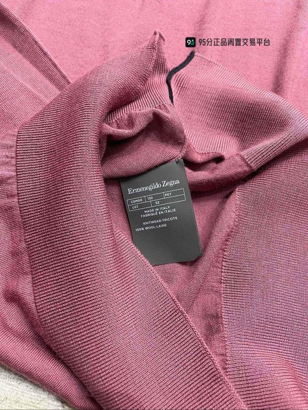 Ermenegildo Zegna Zegna Fine Wool Long - Sleeve Lapel Polo Shirt Size US L / EU 52-54 / 3 - 4 Thumbnail