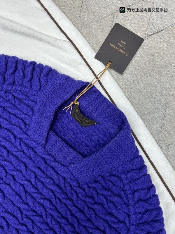 Ermenegildo Zegna Zegna Classic Cable-Knit Cashmere Unisex Sweater Size US M / EU 48-50 / 2 - 5 Thumbnail