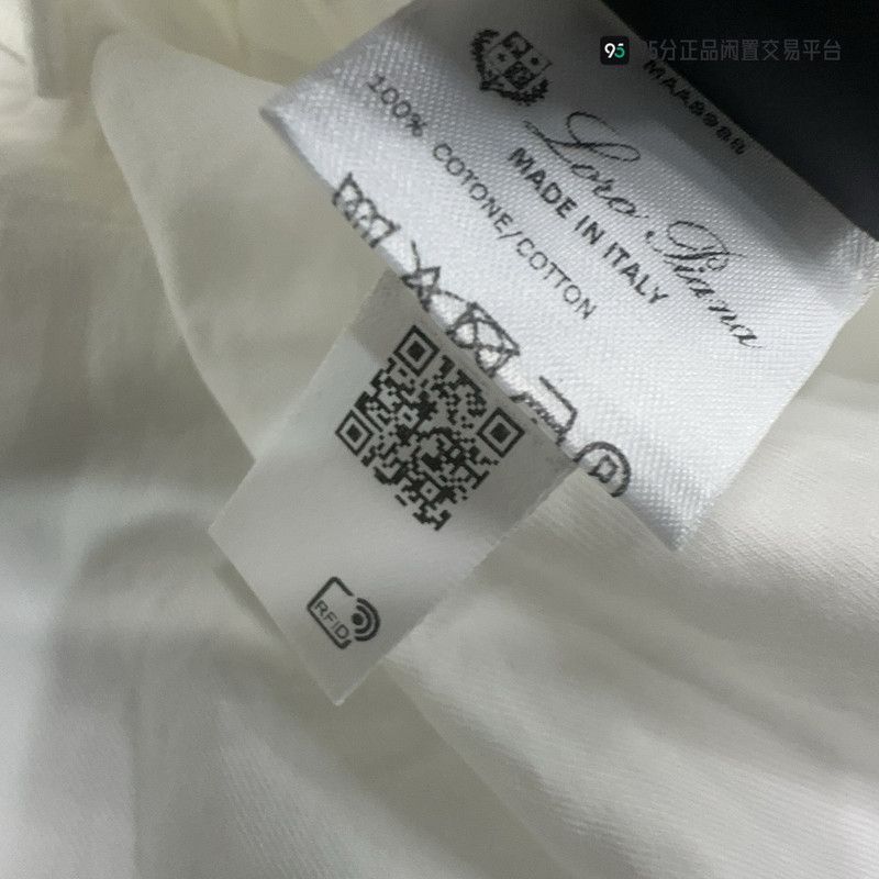 Loro Piana Loro Piana Men's White Long-Sleeve Casual Shirt Size US L / EU 52-54 / 3 - 6 Thumbnail
