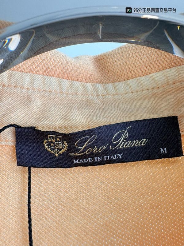 Loro Piana Loro Piana Men's Yellow Short-Sleeve Polo Shirt Size US M / EU 48-50 / 2 - 4 Thumbnail