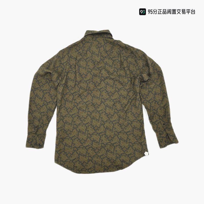 Loro Piana Loro Piana Men's Wide Collar Print Button-Up Shirt Size US XS / EU 42 / 0 - 2 Thumbnail