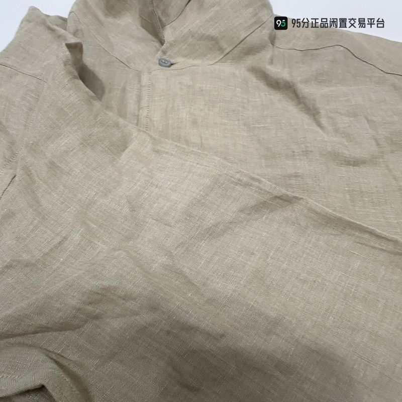 Loro Piana Loro Piana Men's Solid Linen Long-Sleeve Shirt Size US S / EU 44-46 / 1 - 3 Thumbnail