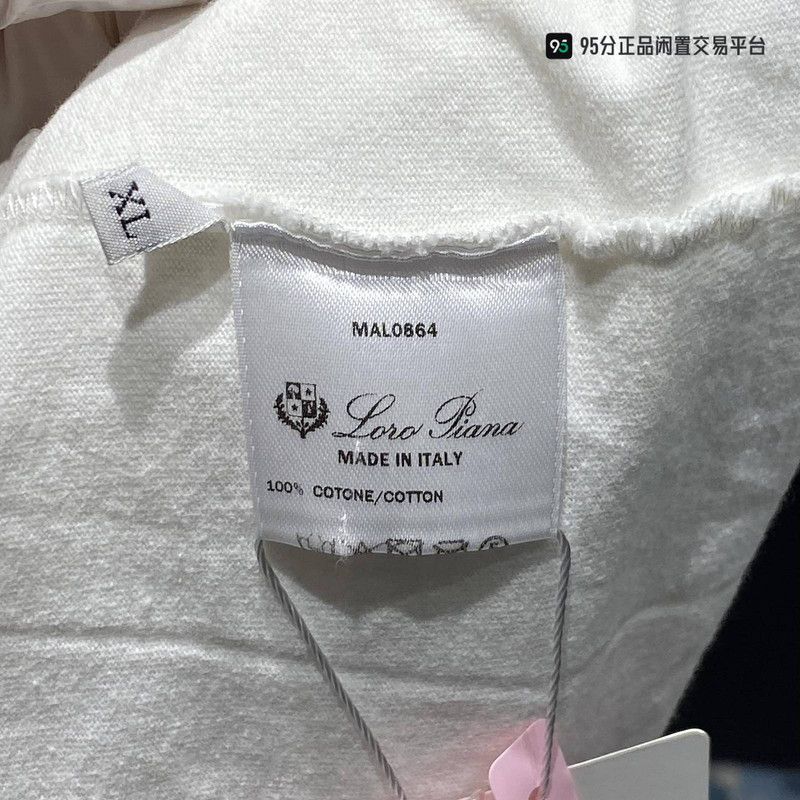 Loro Piana Loro Piana x Hiroshi Fujiwara Unisex White Short-Sleeve Tee Size US XL / EU 56 / 4 - 3 Thumbnail