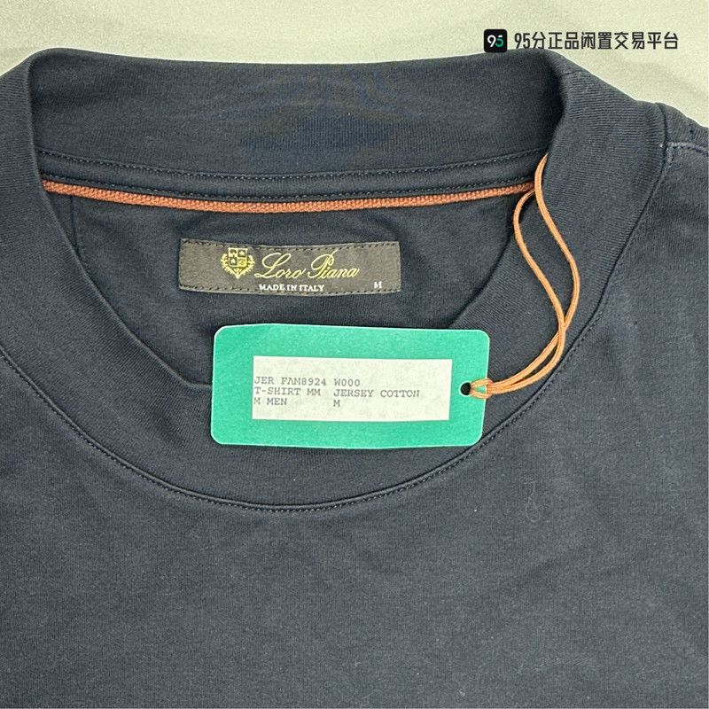 Loro Piana Loro Piana SS23 Men's Solid Crew Neck T-Shirt Size US M / EU 48-50 / 2 - 5 Thumbnail