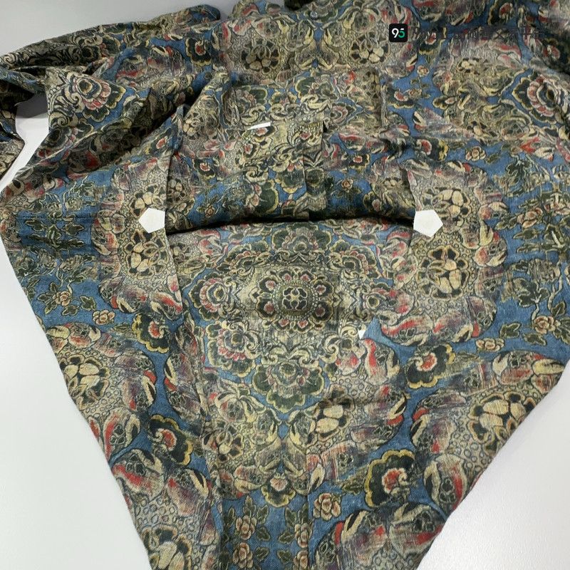 Loro Piana Loro Piana Men's All-Over Print Button Long-Sleeve Shirt Size US M / EU 48-50 / 2 - 6 Thumbnail