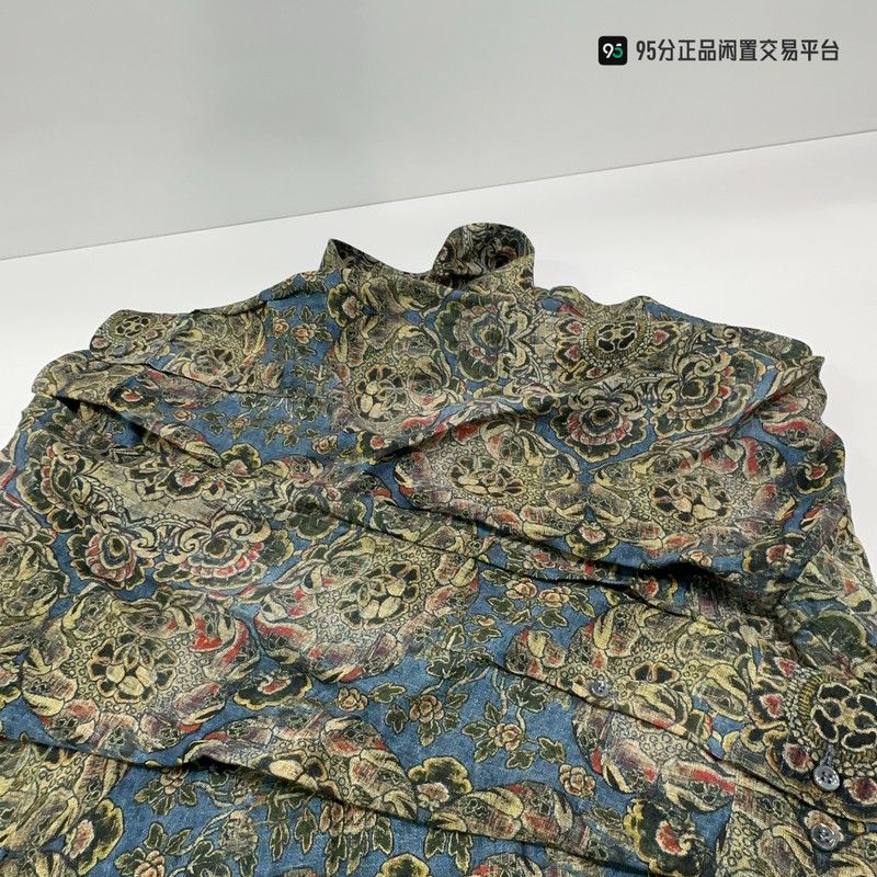 Loro Piana Loro Piana Men's All-Over Print Button Long-Sleeve Shirt Size US M / EU 48-50 / 2 - 3 Thumbnail