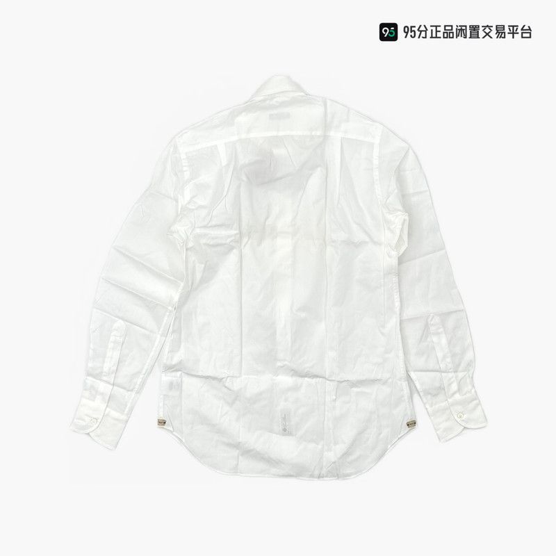Loro Piana Loro Piana Men's Classic White Polo Shirt Size US L / EU 52-54 / 3 - 5 Thumbnail