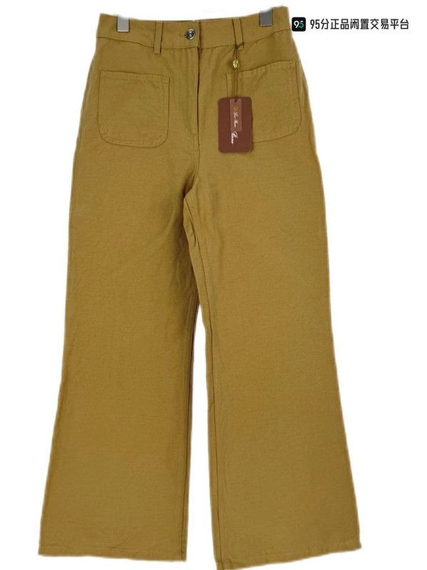 Loro Piana Loro Piana Solid Embroidered Logo Unisex Pants Size US 42 / EU 58 - 3 Thumbnail