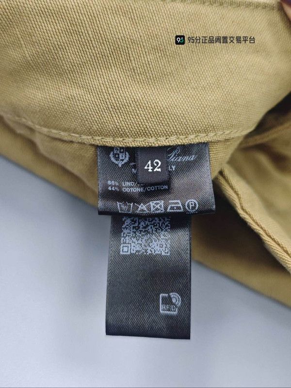 Loro Piana Loro Piana Solid Embroidered Logo Unisex Pants Size US 42 / EU 58 - 2 Thumbnail
