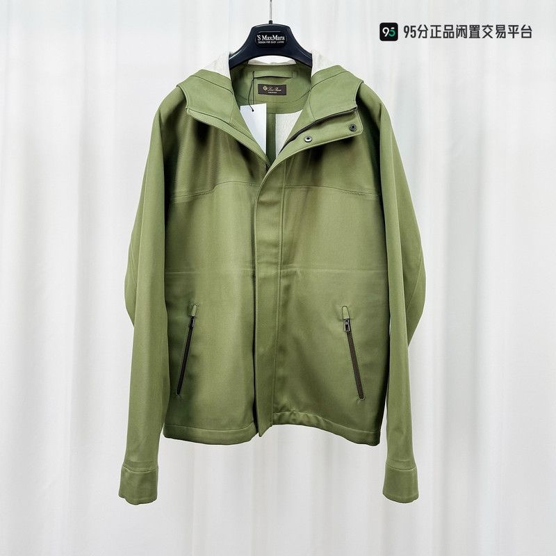 Loro Piana Loro Piana Unisex Zip Hooded Solid Coat Size US XS / EU 42 / 0 - 2 Thumbnail