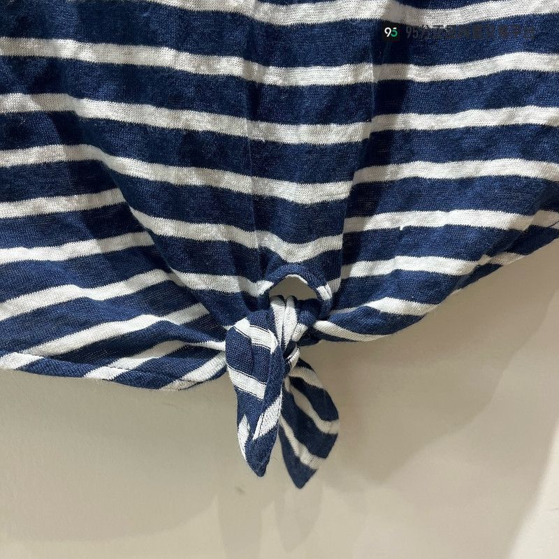 Loro Piana Loro Piana Striped Linen Short-Sleeve Unisex T-Shirt Size US S / EU 44-46 / 1 - 4 Thumbnail