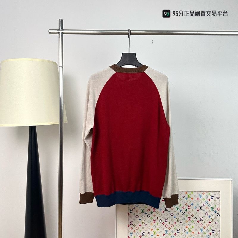 Loro Piana Lora Piana Cashmere Color-Block Crewneck Sweater Size US M / EU 48-50 / 2 - 2 Thumbnail
