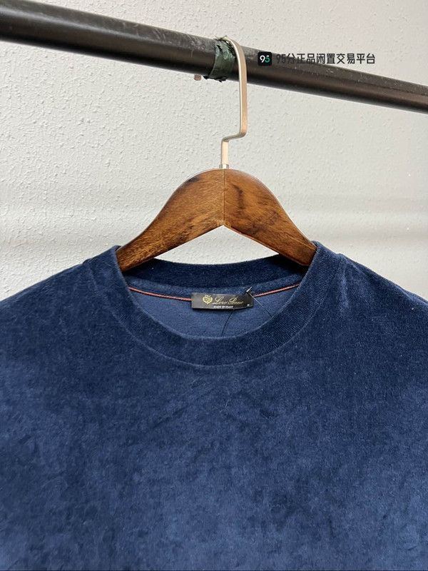 Loro Piana Loro Piana Men's Solid Crew Neck Short-Sleeve T-Shirt Size US S / EU 44-46 / 1 - 2 Thumbnail