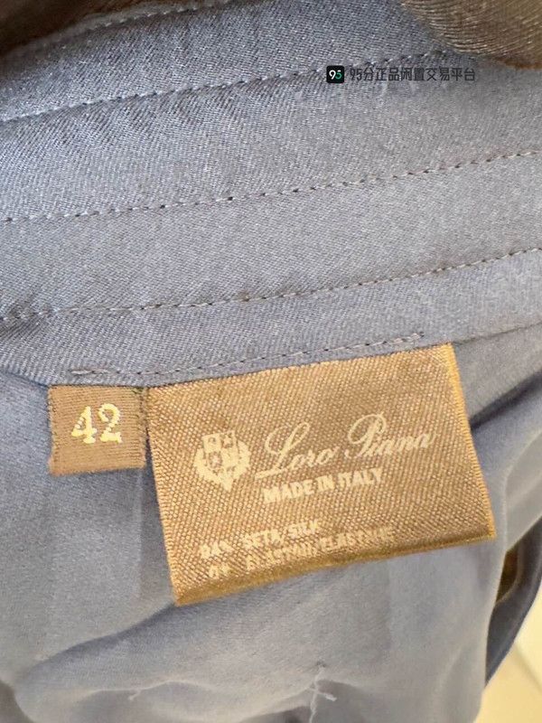 Loro Piana Loro Piana Silk Casual Rolled Hem Pants Size US 42 / EU 58 - 3 Thumbnail