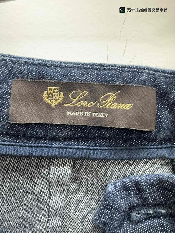 Loro Piana Loro Piana Unisex Solid Casual Slim Jeans Size US 40 / EU 56 - 4 Thumbnail