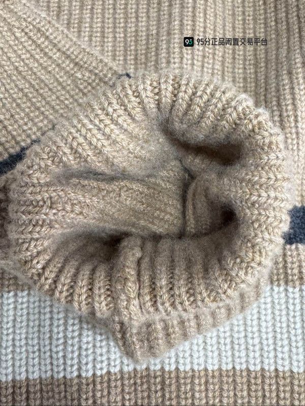 Loro Piana Loro Piana Unisex Colorblock Crewneck Knit Sweater Size US S / EU 44-46 / 1 - 6 Thumbnail