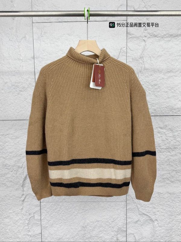 Loro Piana Loro Piana Unisex Colorblock Crewneck Knit Sweater Size US S / EU 44-46 / 1 - 4 Thumbnail