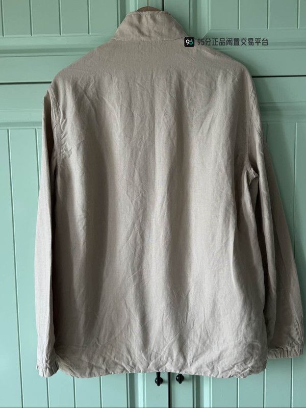 Loro Piana Loro Piana Men's Khaki Solid Long-Sleeve Jacket Size US M / EU 48-50 / 2 - 5 Thumbnail