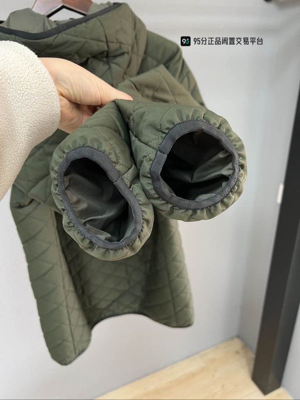 Loro Piana Loro Piana Men's Green Quilted Hooded Zip Jacket Size US M / EU 48-50 / 2 - 3 Thumbnail