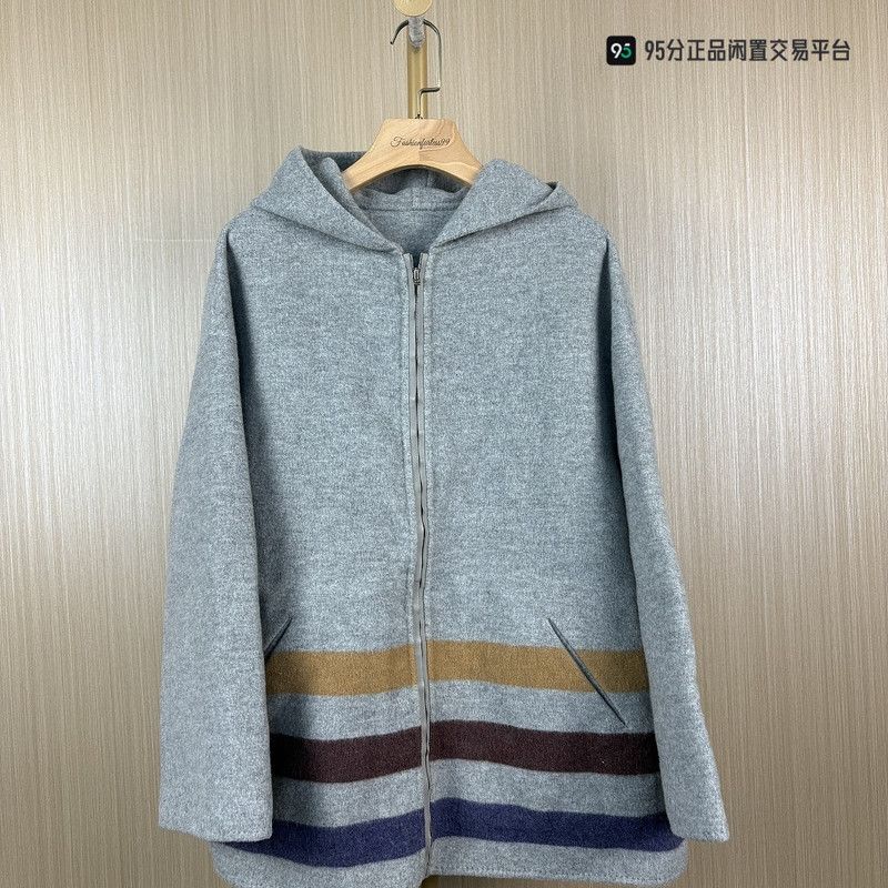 Loro Piana Loro Piana Cashmere Double-Sided Zip Coat Unisex Size US S / EU 44-46 / 1 - 4 Thumbnail
