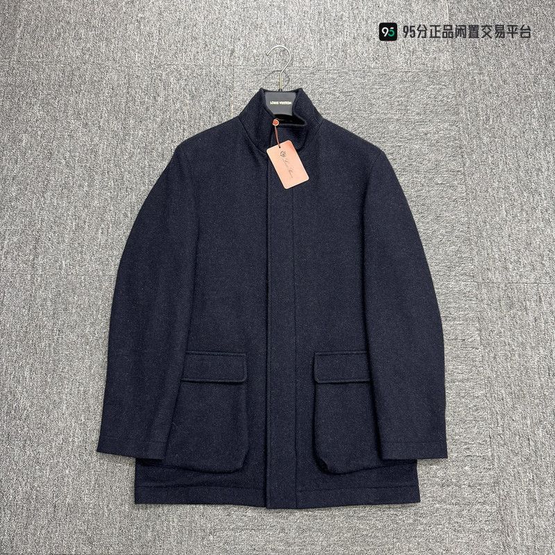 Loro Piana Loro Piana Solid Crew Neck Cashmere Coat Size US XS / EU 42 / 0 - 5 Thumbnail
