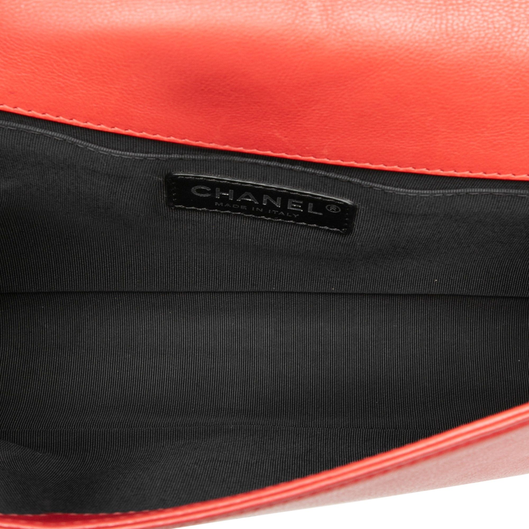 Chanel Old Medium Quilted Lambskin Boy Flap Size ONE SIZE - 4 Thumbnail
