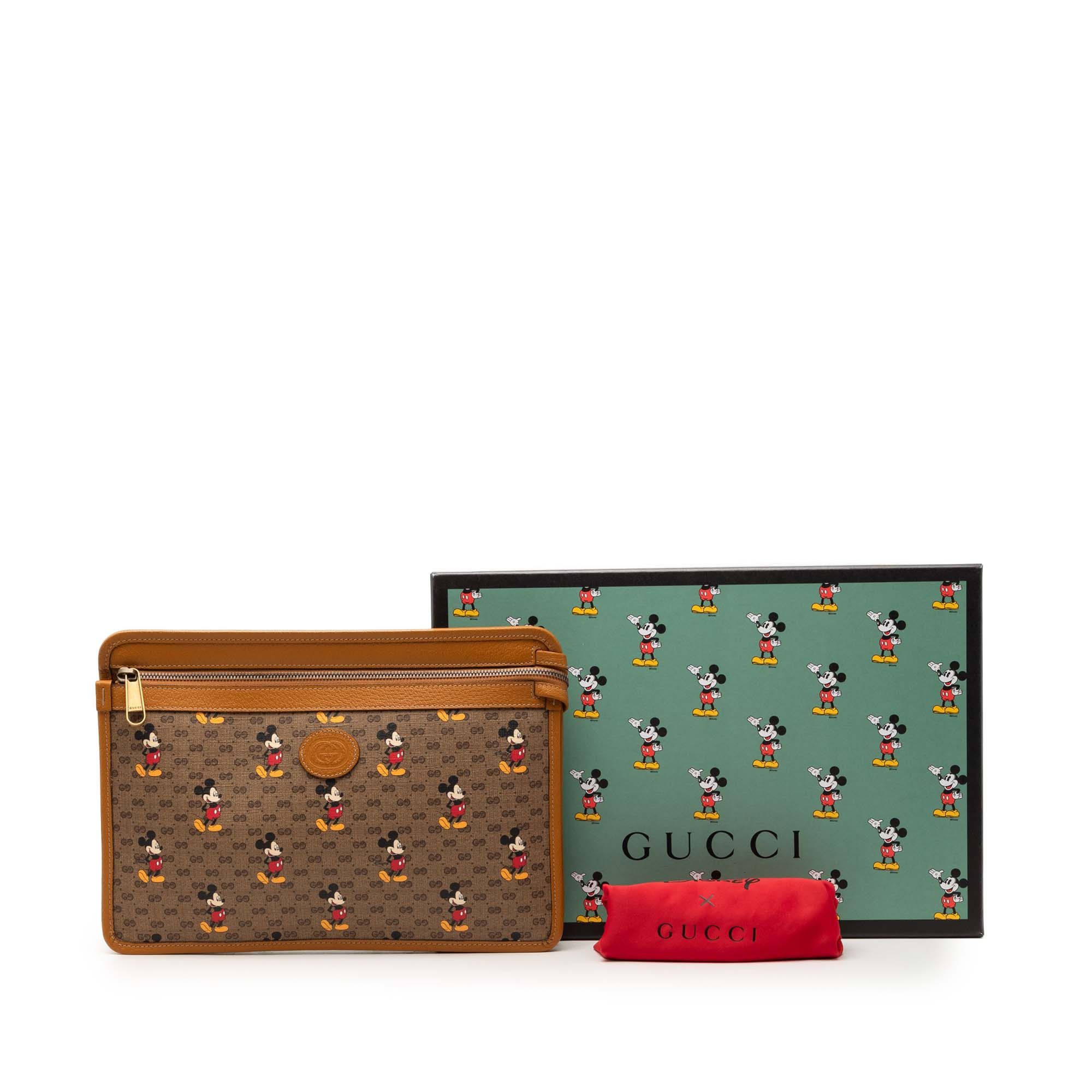Gucci Disney Micro GG Supreme Mickey Mouse Clutch Size ONE SIZE - 10 Thumbnail