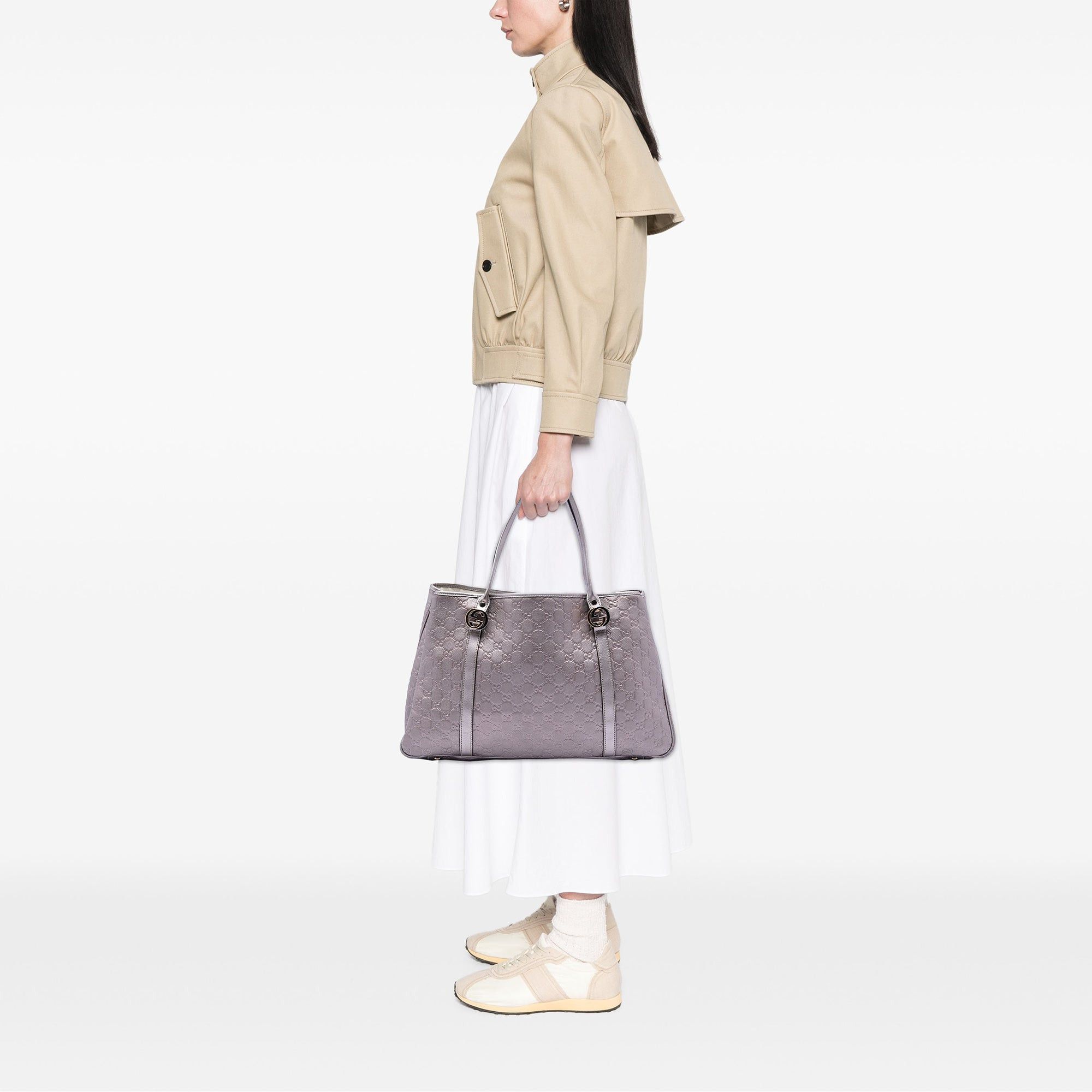 Gucci Large Metallic Guccissima Twins Tote Size ONE SIZE - 7 Thumbnail