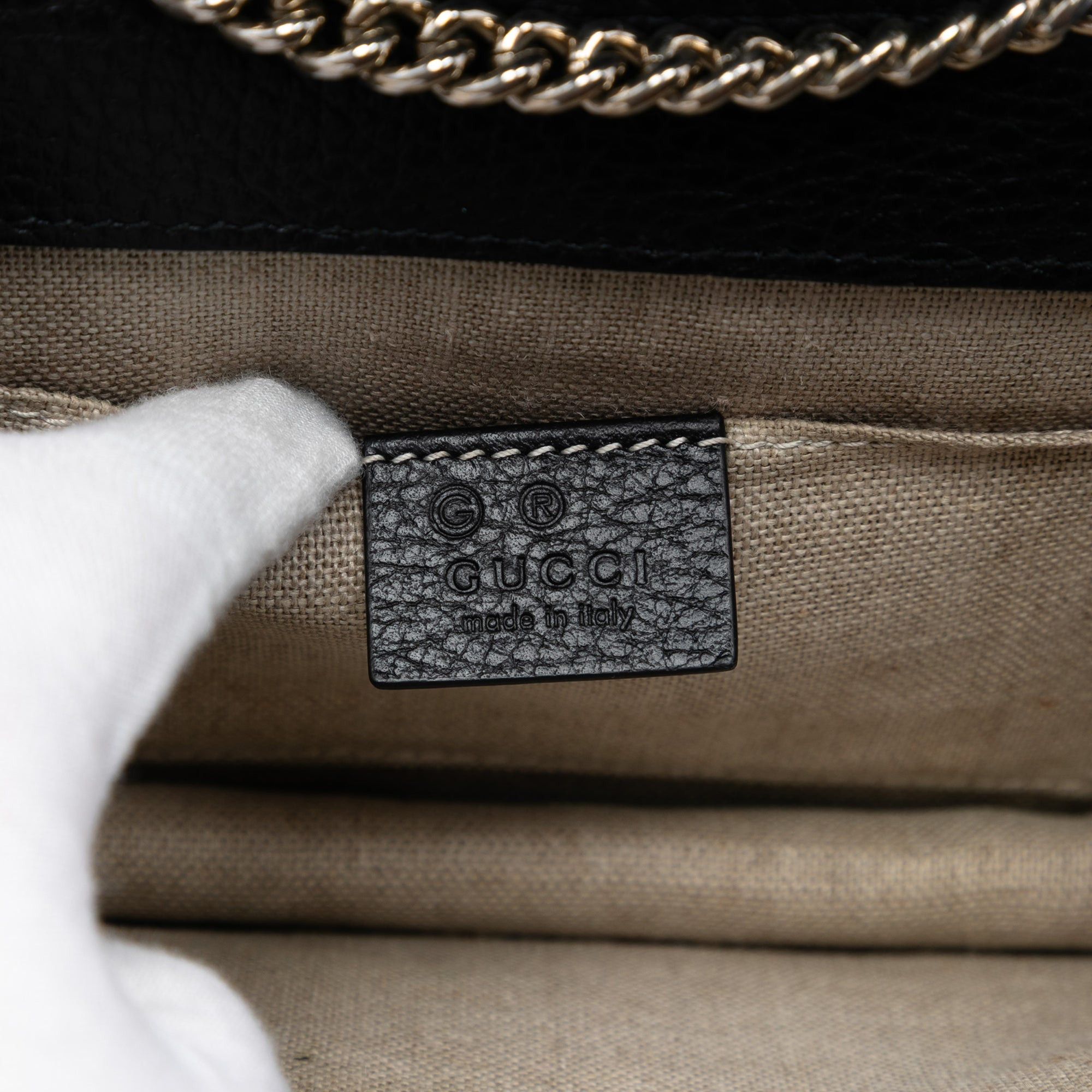 Gucci Small Dollar Calfskin Interlocking G Crossbody Size ONE SIZE - 5 Thumbnail