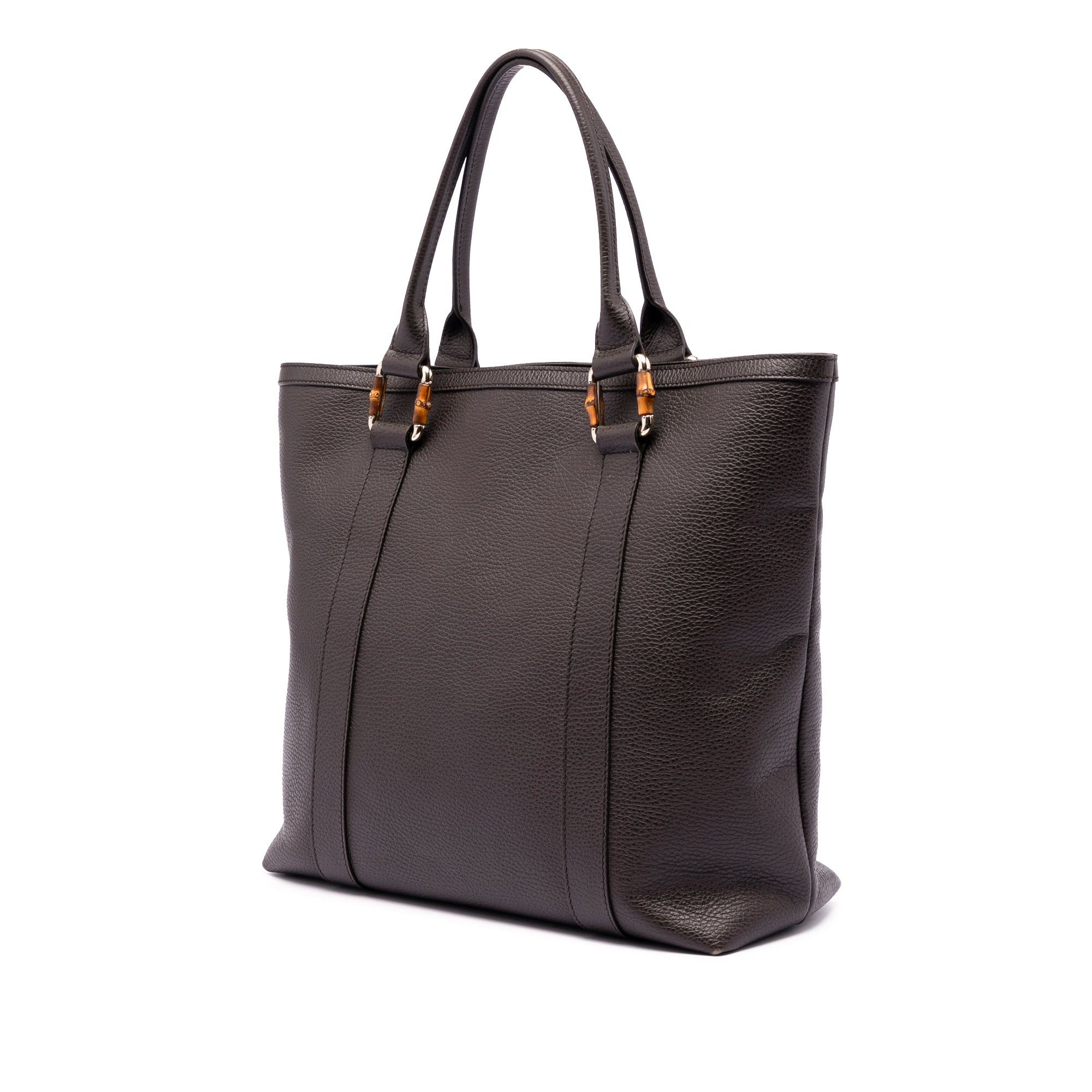 Gucci Grained Calfskin Bamboo Shopper Tote Size ONE SIZE - 2 Thumbnail