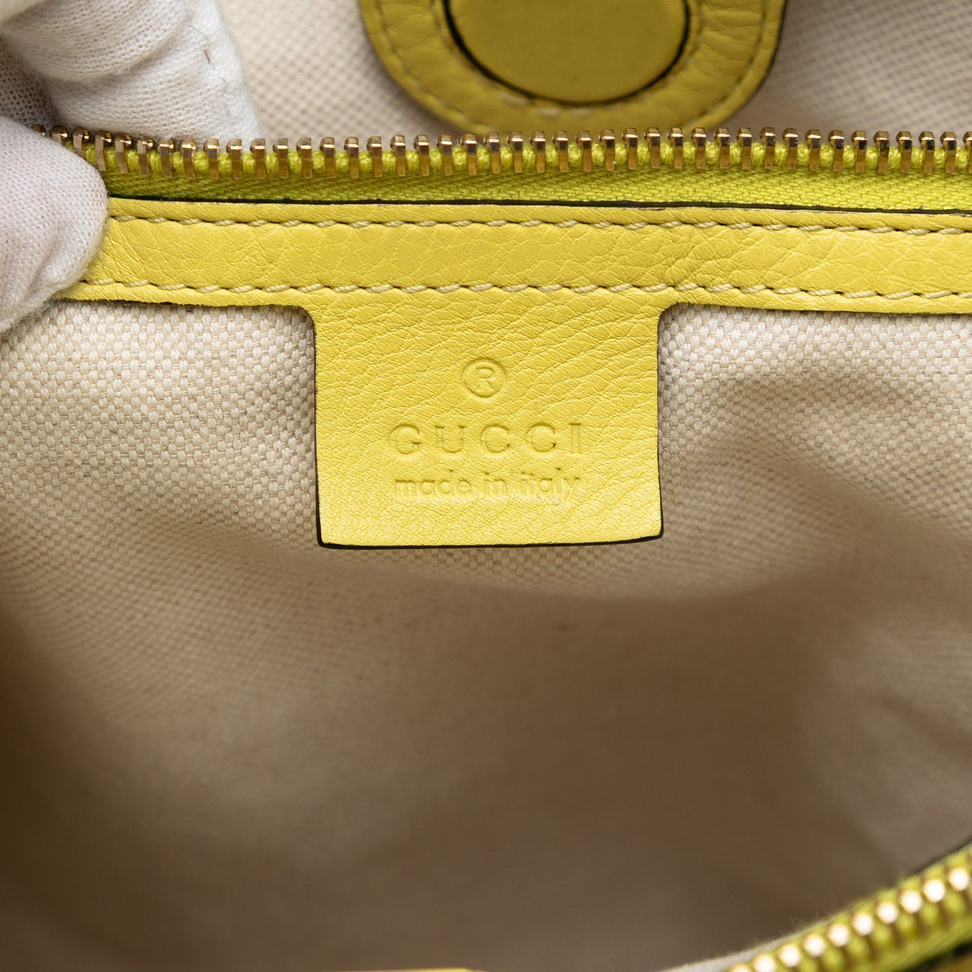 Gucci Large Calfskin Bamboo Shopper Satchel Size ONE SIZE - 5 Thumbnail