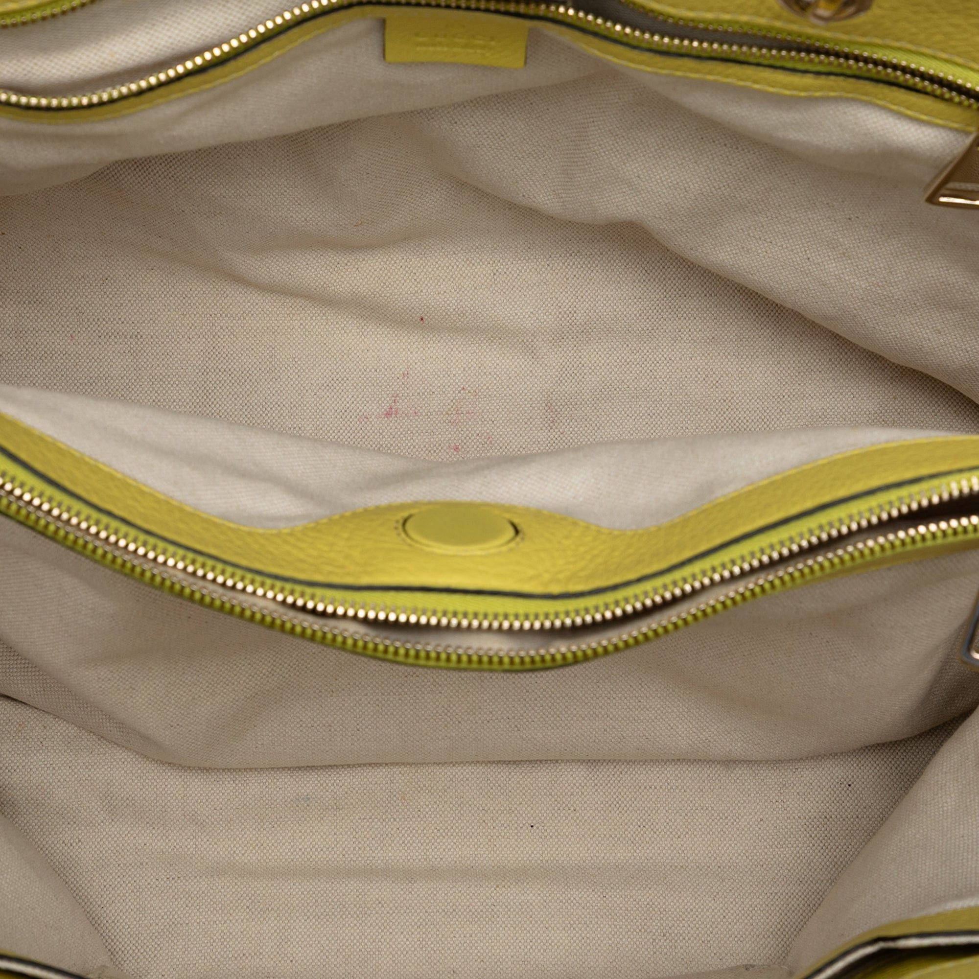 Gucci Large Calfskin Bamboo Shopper Satchel Size ONE SIZE - 4 Thumbnail