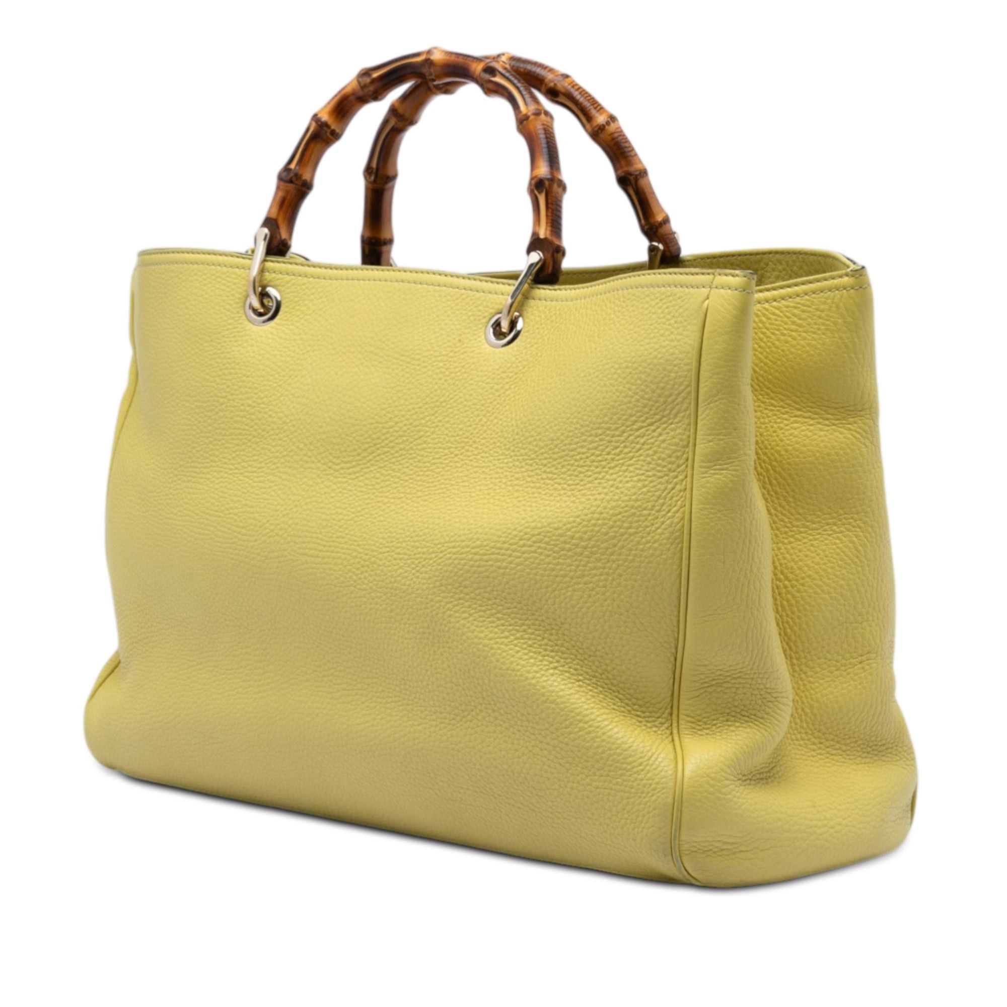 Gucci Large Calfskin Bamboo Shopper Satchel Size ONE SIZE - 2 Thumbnail