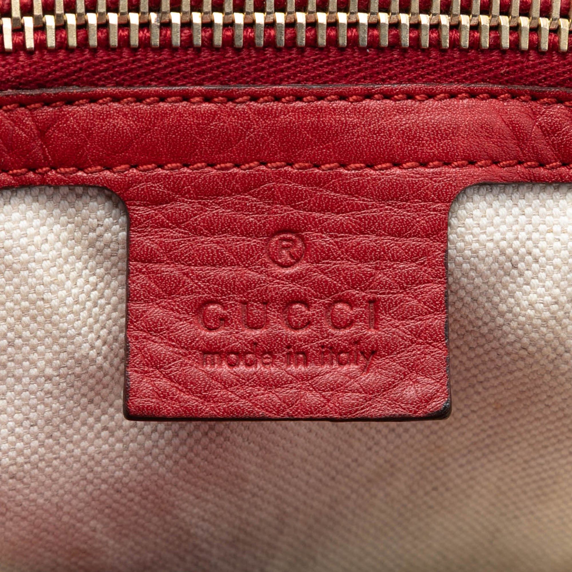 Gucci Large Calfskin Bamboo Shopper Satchel Size ONE SIZE - 5 Thumbnail