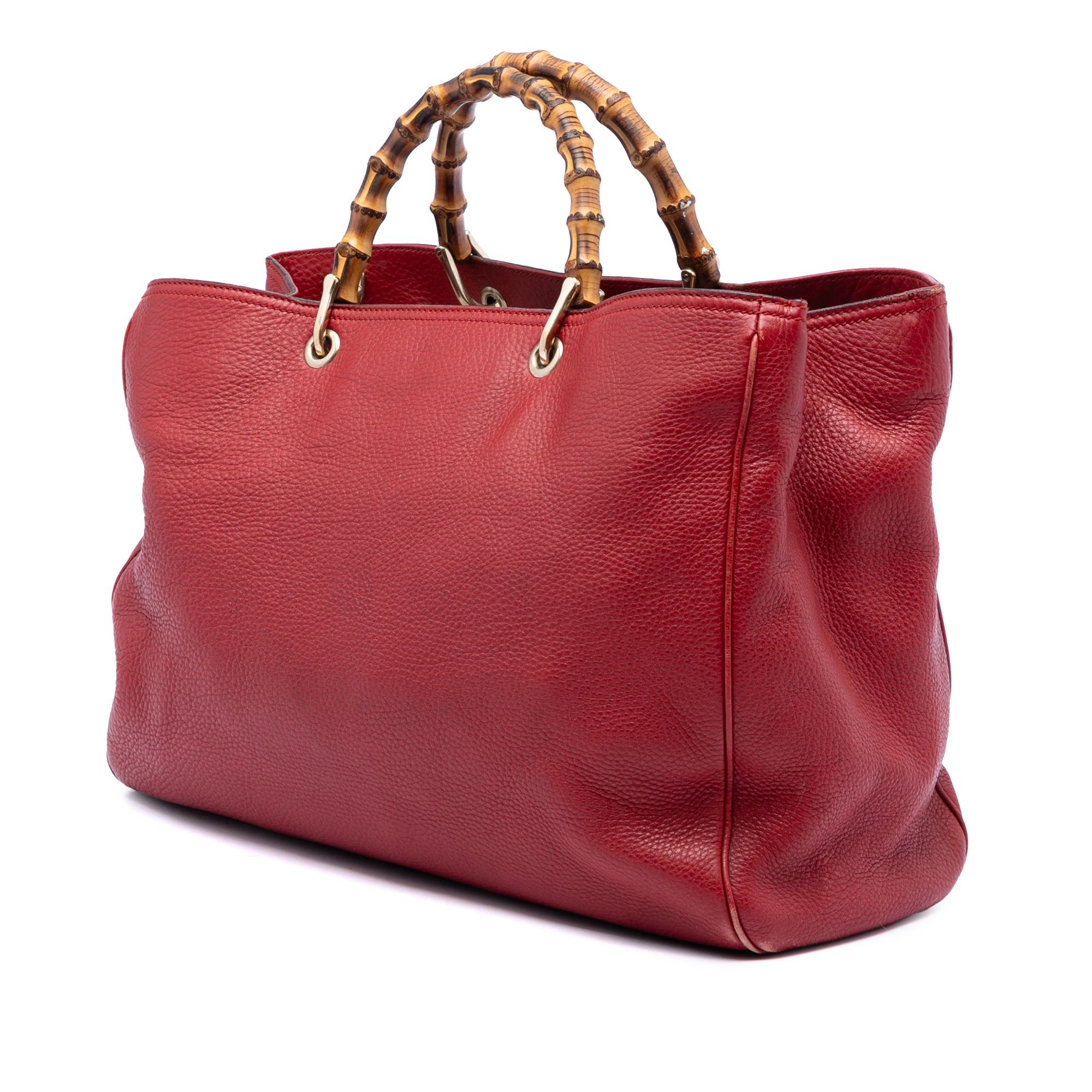 Gucci Large Calfskin Bamboo Shopper Satchel Size ONE SIZE - 2 Thumbnail