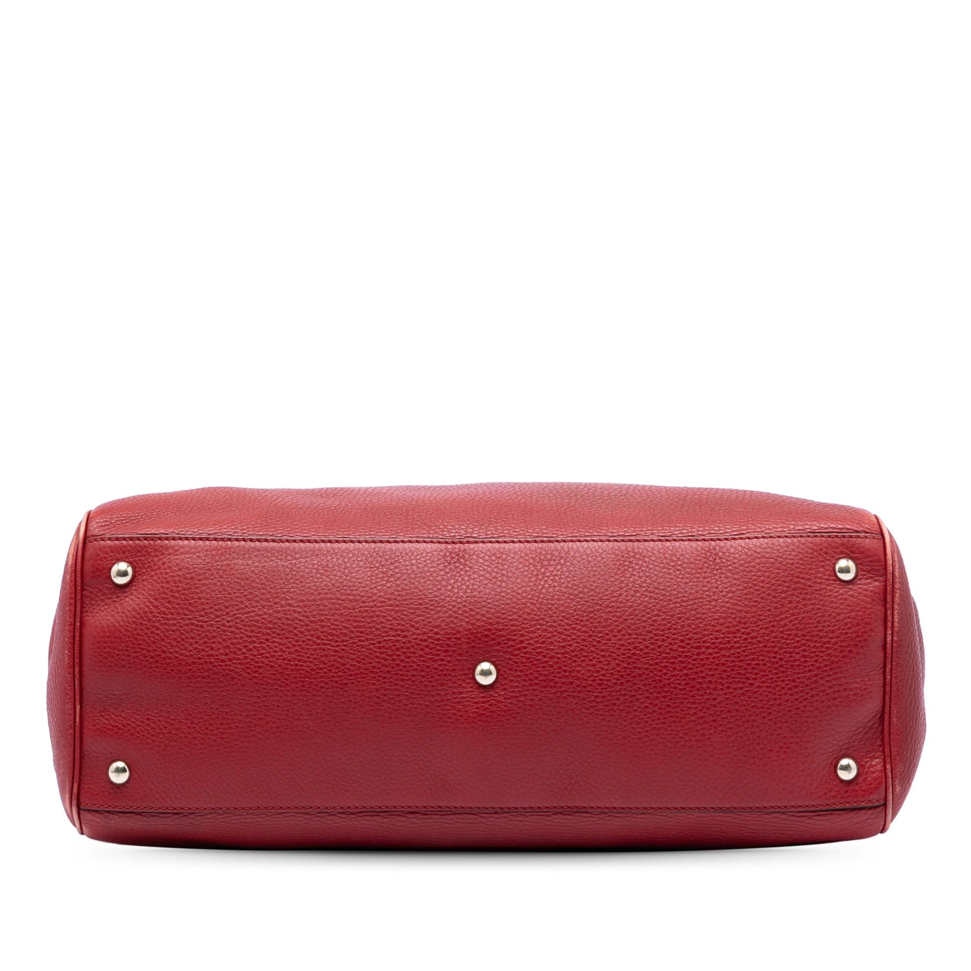 Gucci Large Calfskin Bamboo Shopper Satchel Size ONE SIZE - 3 Thumbnail