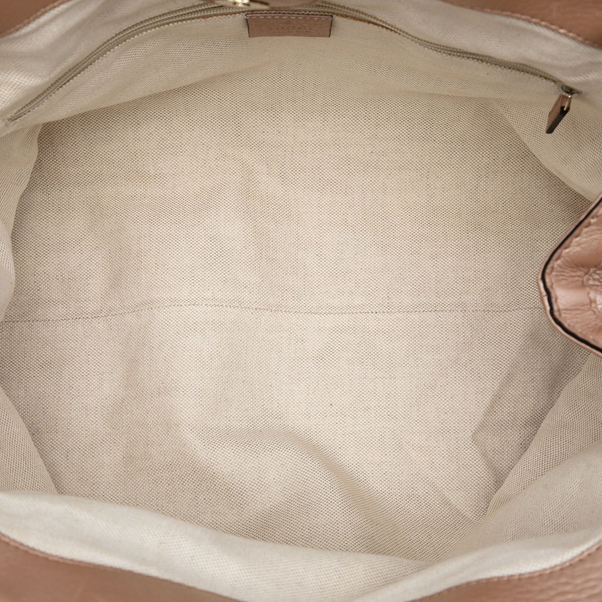 Gucci Medium Metallic Calfskin Sukey Tote Size ONE SIZE - 4 Thumbnail