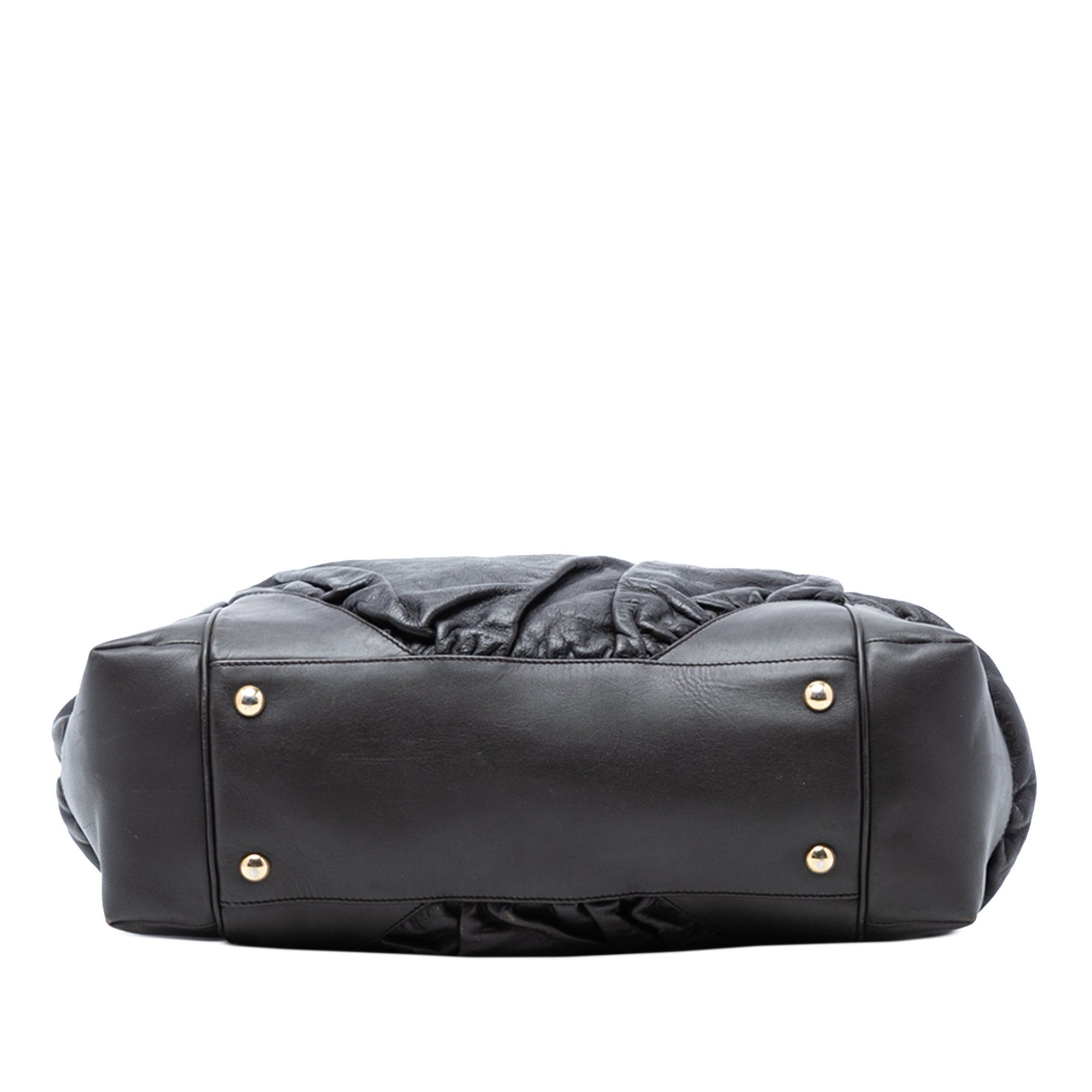 Gucci Embossed Leather Horsebit Full Moon Tote Size ONE SIZE - 3 Thumbnail