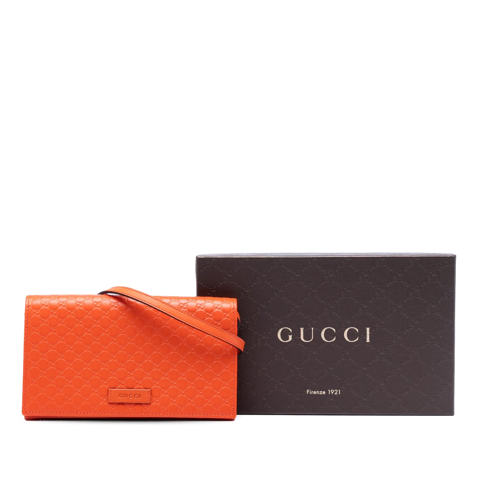 Gucci Microguccissima Wallet on Strap Size ONE SIZE - 7 Thumbnail