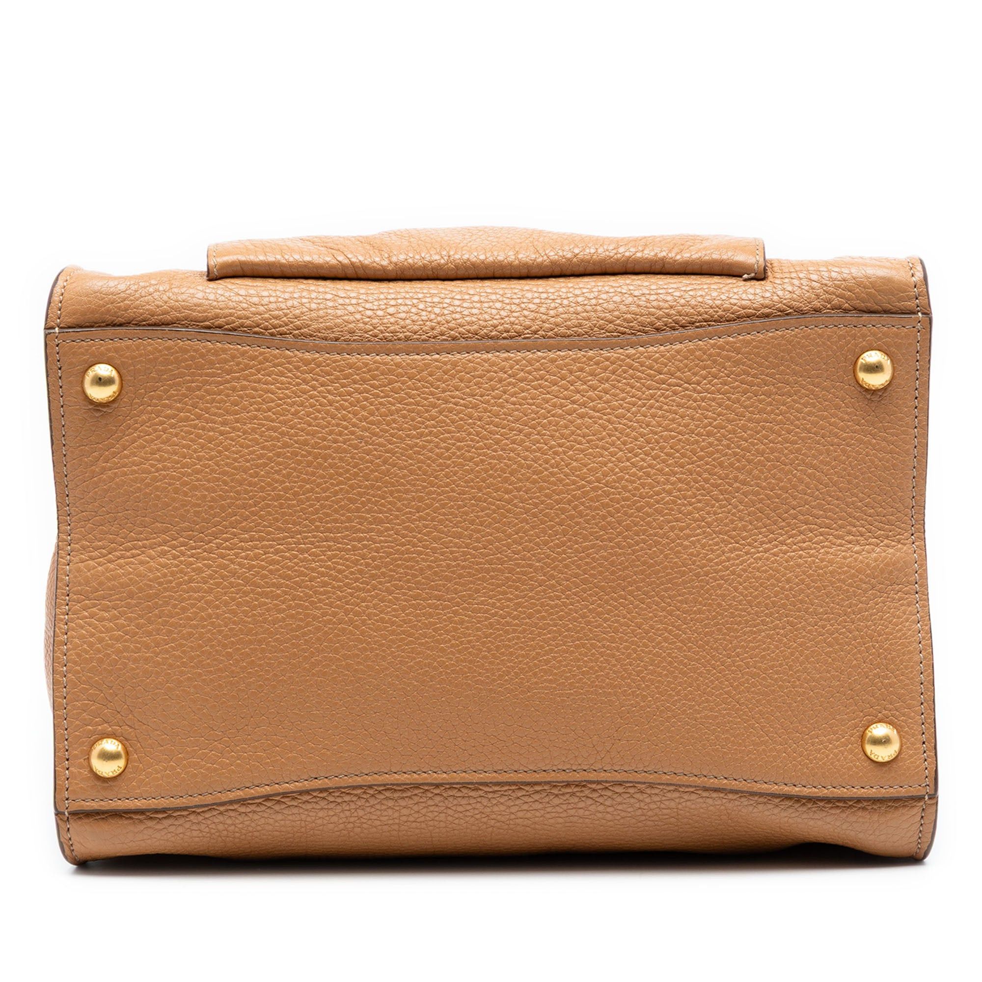 Prada Vitello Daino Front Pocket Open Convertible Tote Size ONE SIZE - 3 Thumbnail
