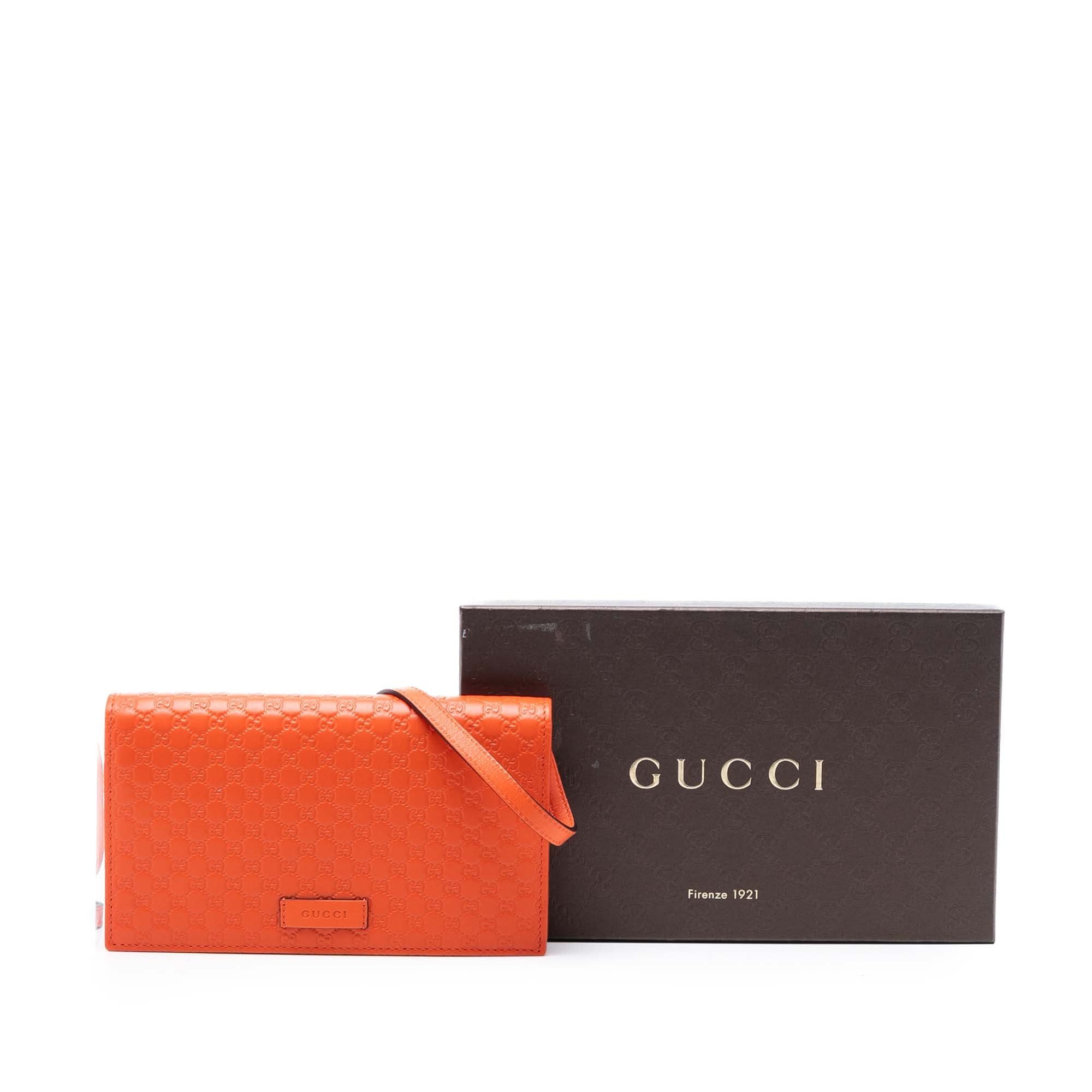 Gucci Microguccissima Wallet on Strap Size ONE SIZE - 9 Thumbnail
