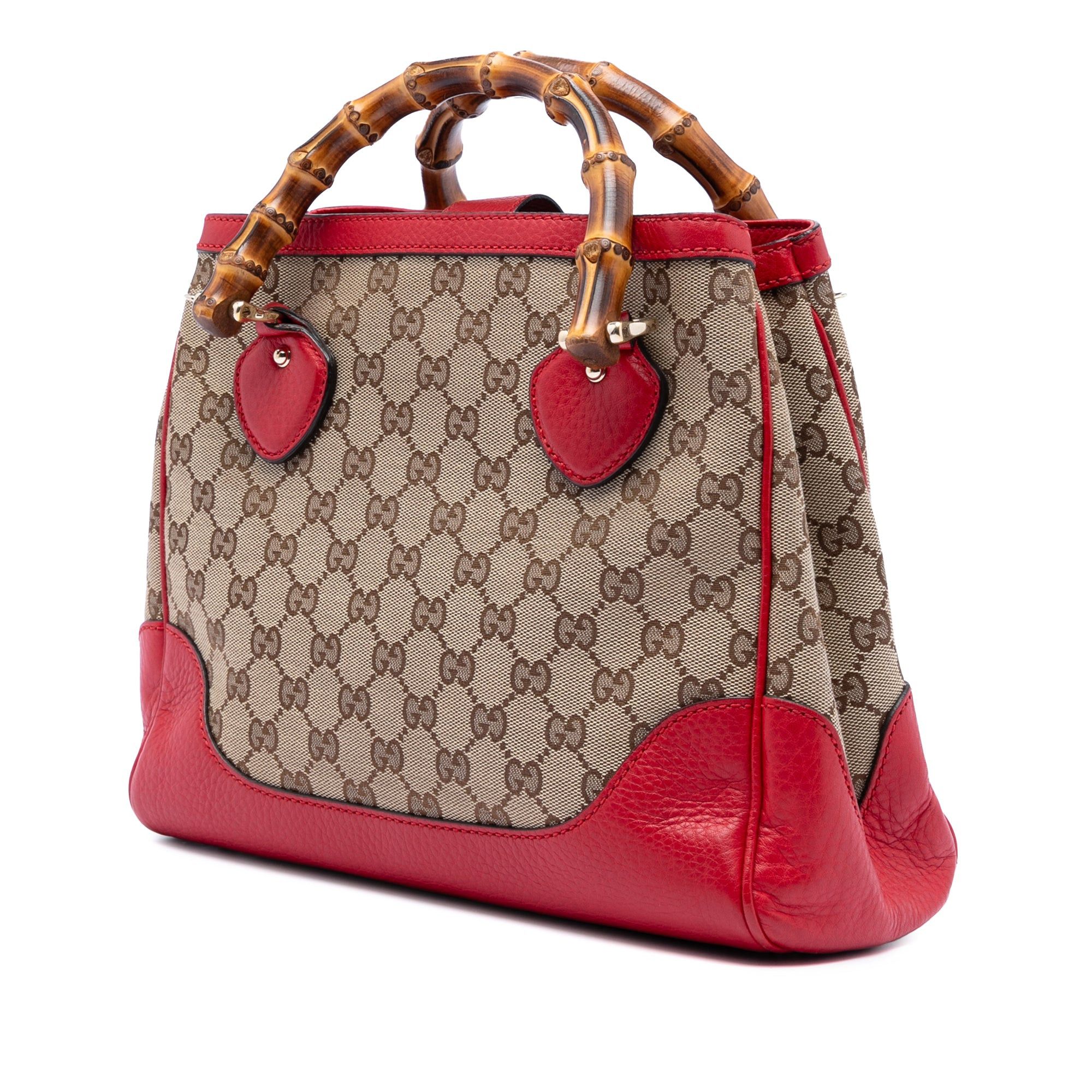 Gucci Small GG Canvas Diana Bamboo Top Handle Tote Size ONE SIZE - 2 Thumbnail