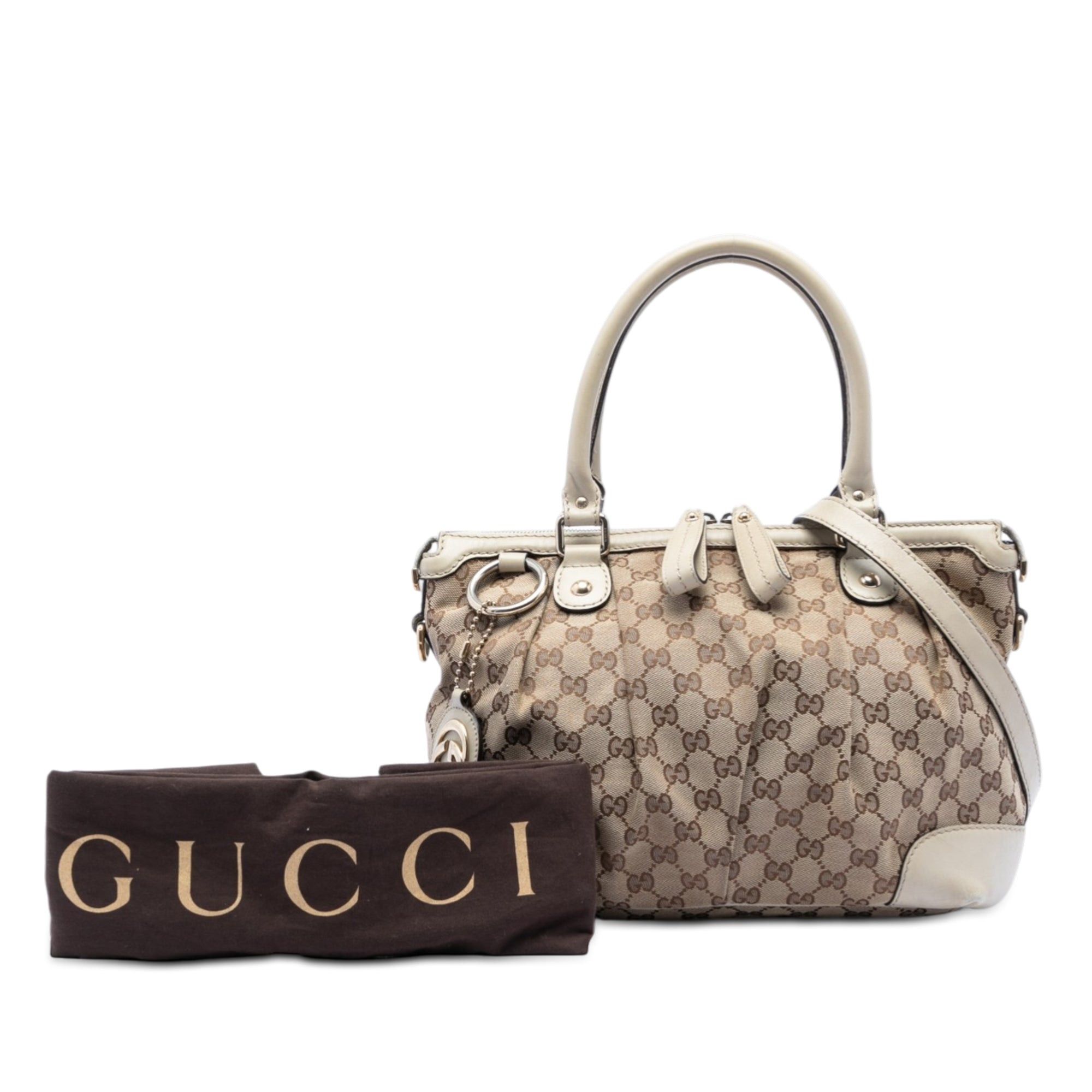 Gucci GG Canvas Sukey Satchel Size ONE SIZE - 8 Thumbnail
