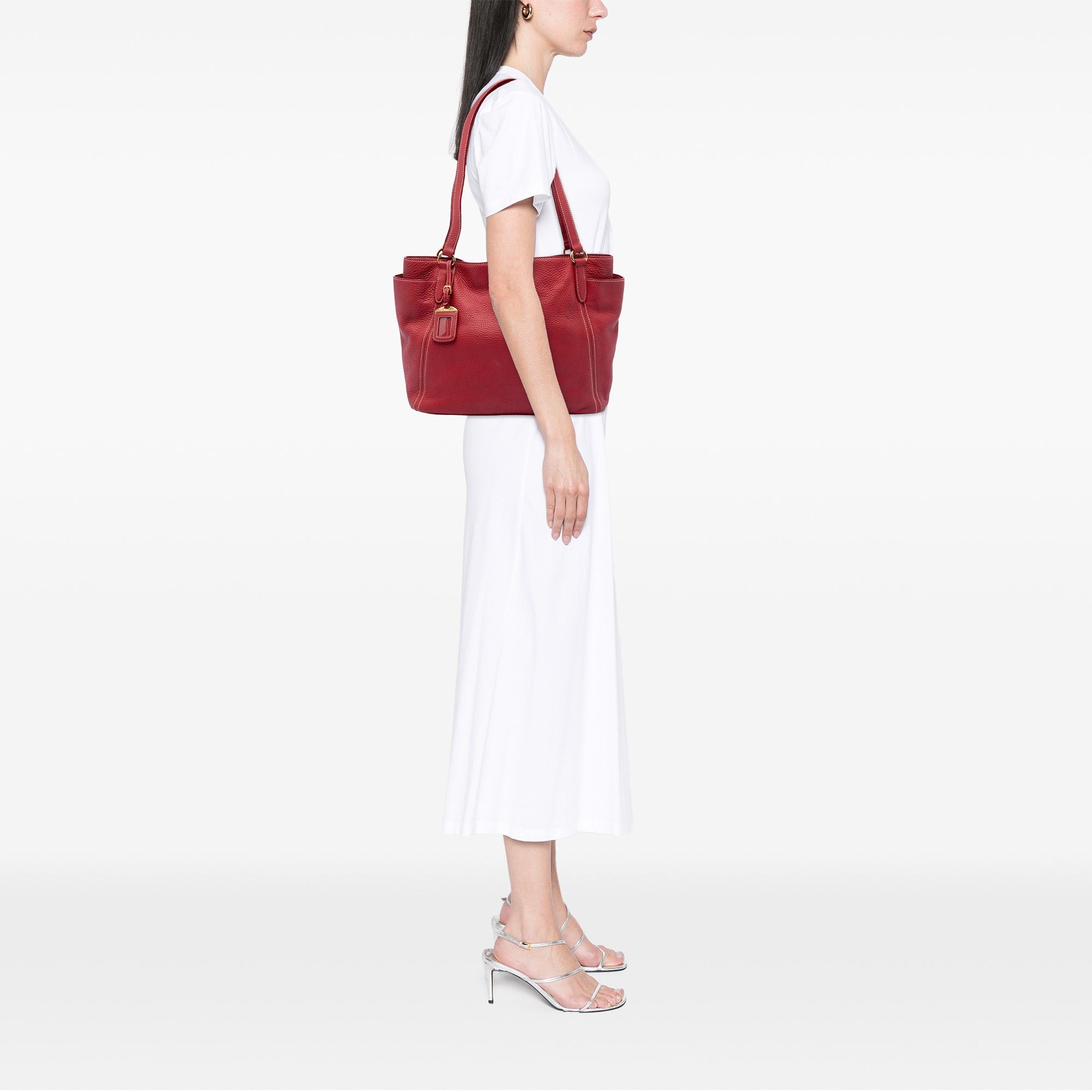 Prada VItello Daino Double Pocket Tote Size ONE SIZE - 6 Thumbnail