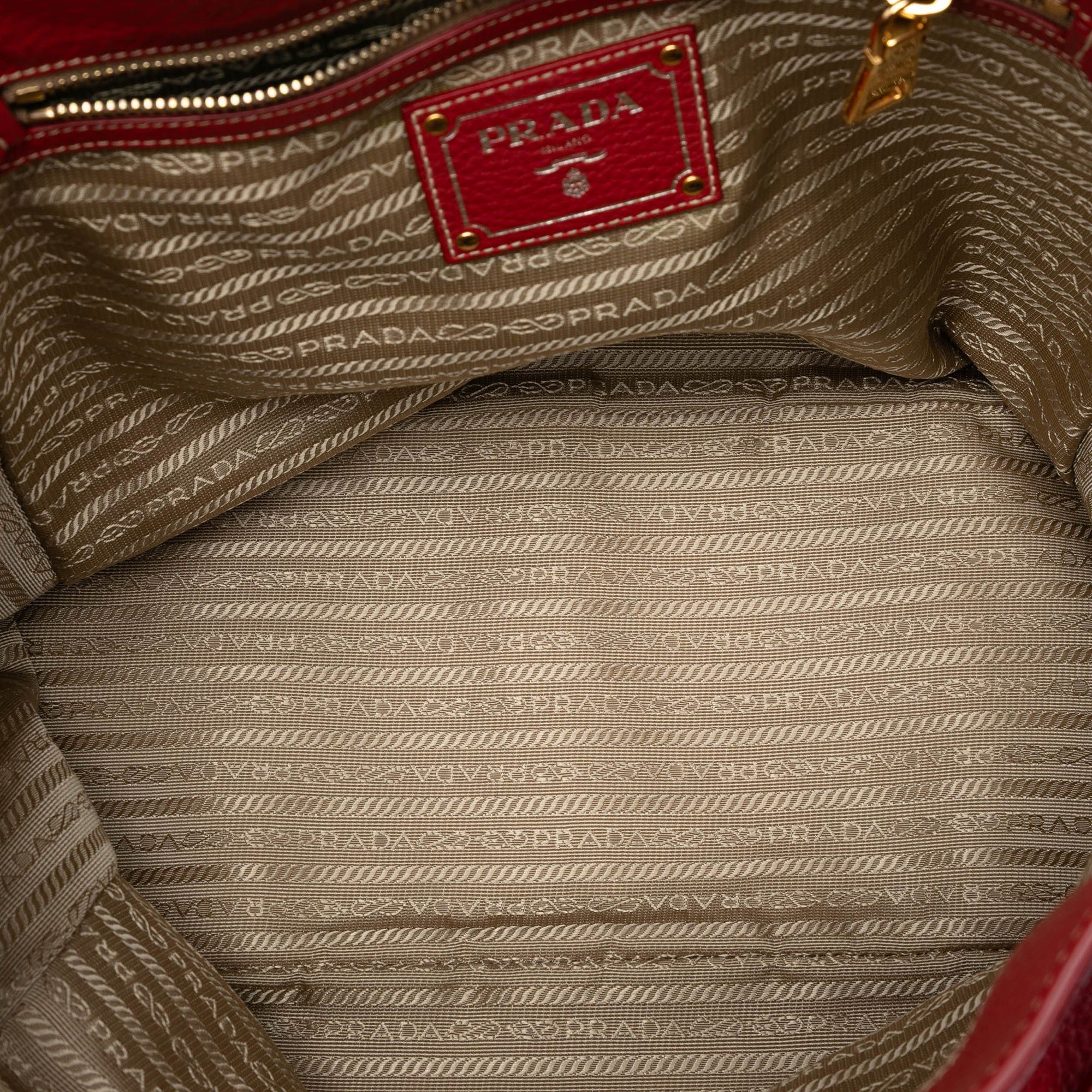 Prada VItello Daino Double Pocket Tote Size ONE SIZE - 4 Thumbnail
