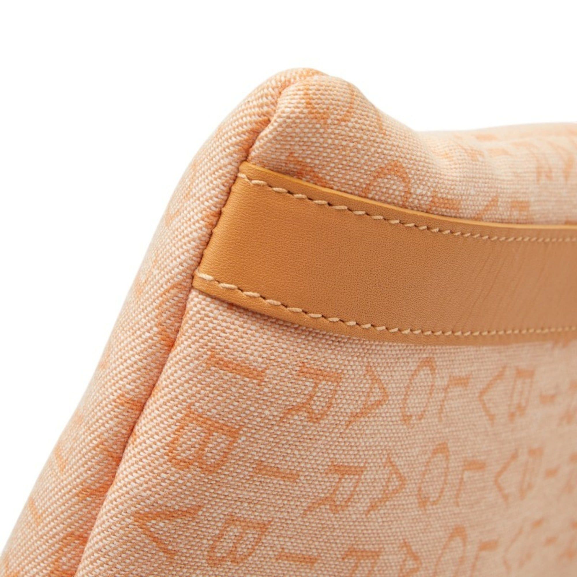 Bvlgari BVLGARI Logomania Crossbody Shoulder Bag, Beige Canvas Leather, Women's Size ONE SIZE - 5 Thumbnail