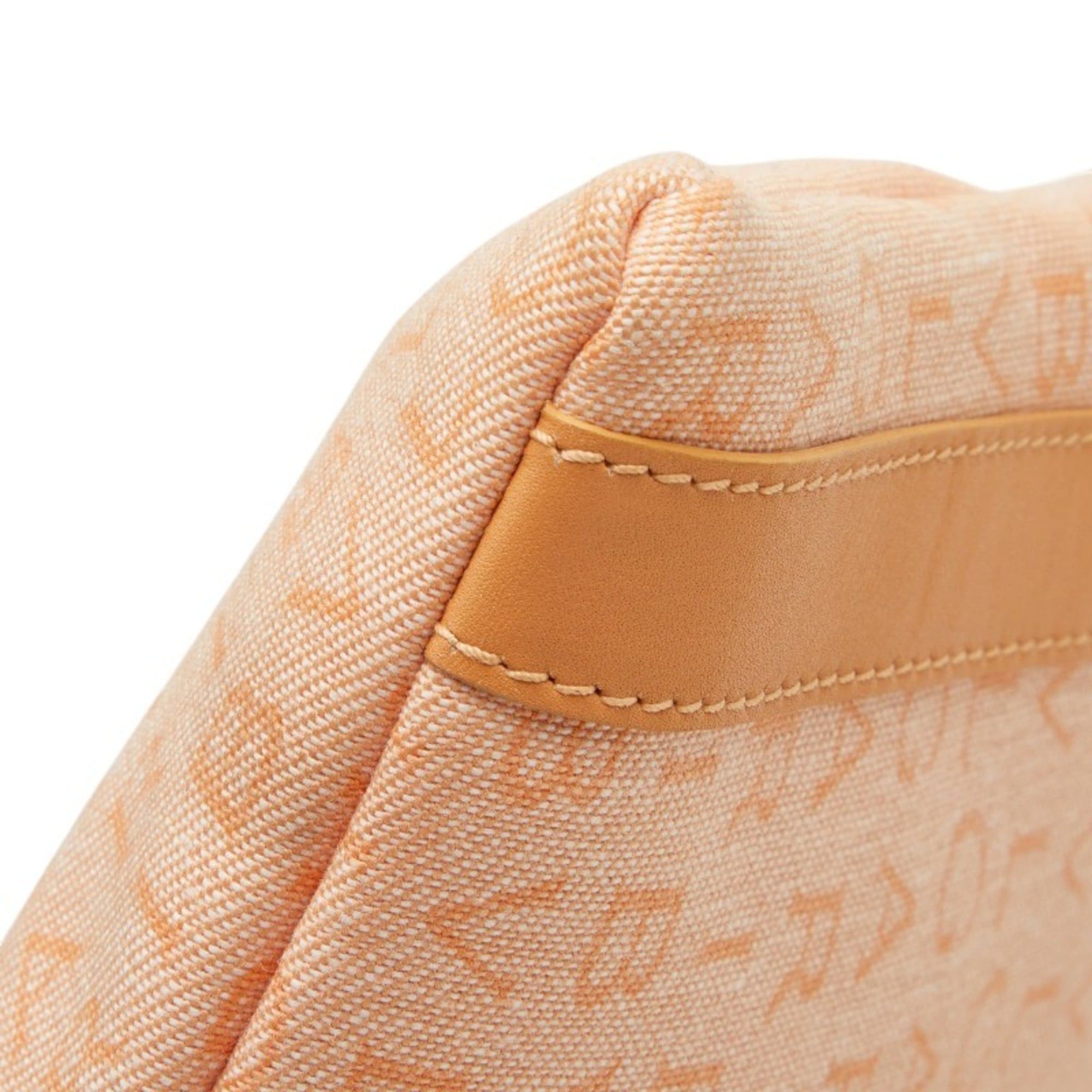 Bvlgari BVLGARI Logomania Crossbody Shoulder Bag, Beige Canvas Leather, Women's Size ONE SIZE - 4 Thumbnail
