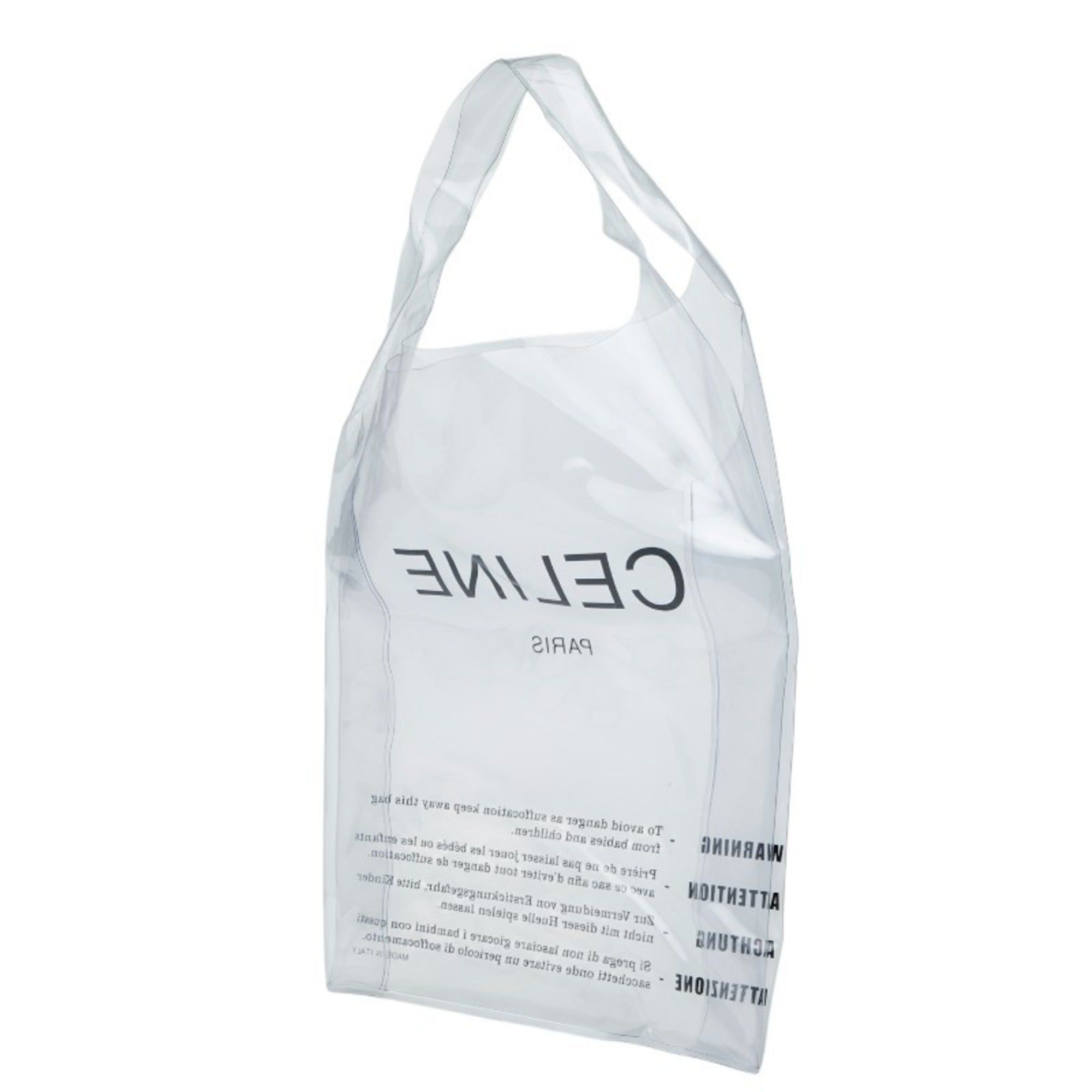 Celine Celine Clear Tote Bag and Clutch Set 104003A9Q Celadon Green Lambskin Women's CELINE Size ONE SIZE - 3 Thumbnail