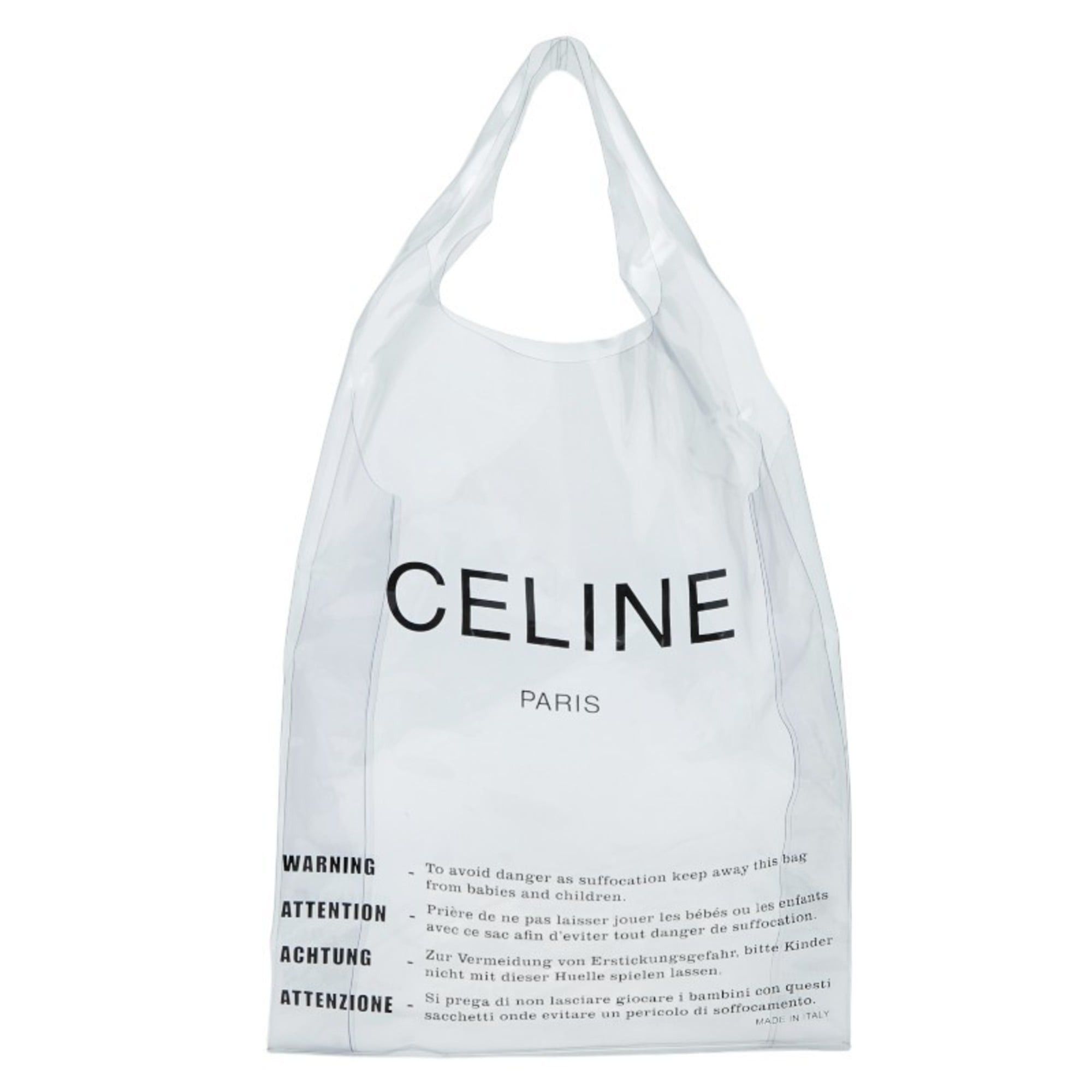 Celine Celine Clear Tote Bag and Clutch Set 104003A9Q Celadon Green Lambskin Women's CELINE Size ONE SIZE - 2 Thumbnail