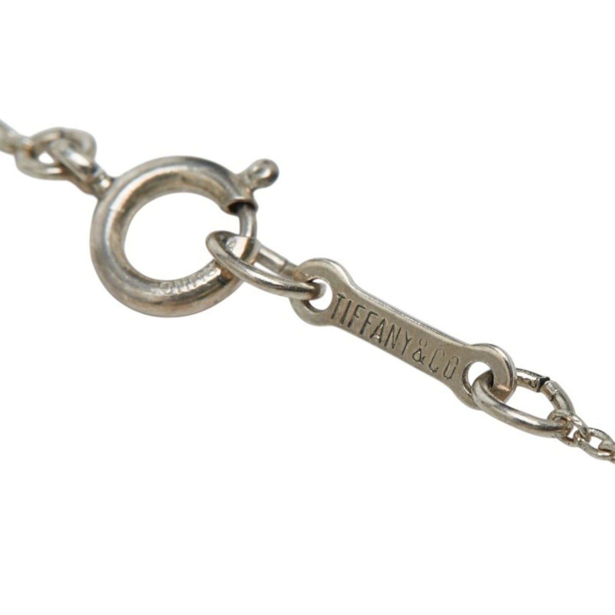 Tiffany & Co. Tiffany & Co. Elsa Peretti Full Heart Vintage Chain Pendant Necklace, Sterling Silver (SV925), Women's. Size ONE SIZE - 7 Thumbnail